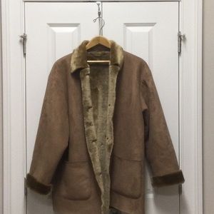 Ladies faux suede jacket